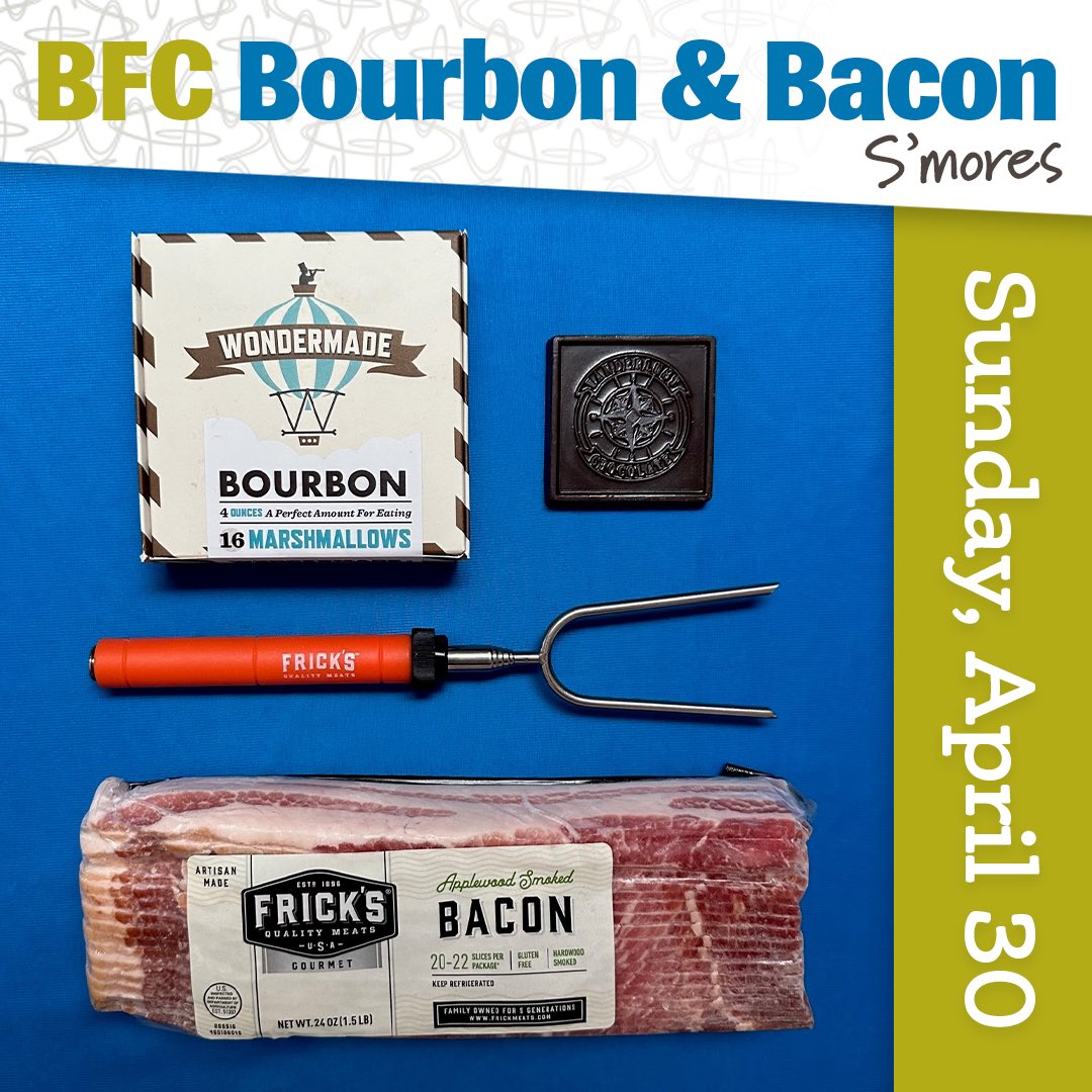 🔥Get S'MORE when you register for the BBQ, Bacon & Bourbon Tasting feat. a BFC collab with some local companies! 
 
🥓 Candied Bacon
🍫 Dark Chocolate
 
Register today: downtownwashmo.org/eventshome/bbq…
Downtown Washington, Inc. Event: BBQ & Bluesfest
 
Member FDIC