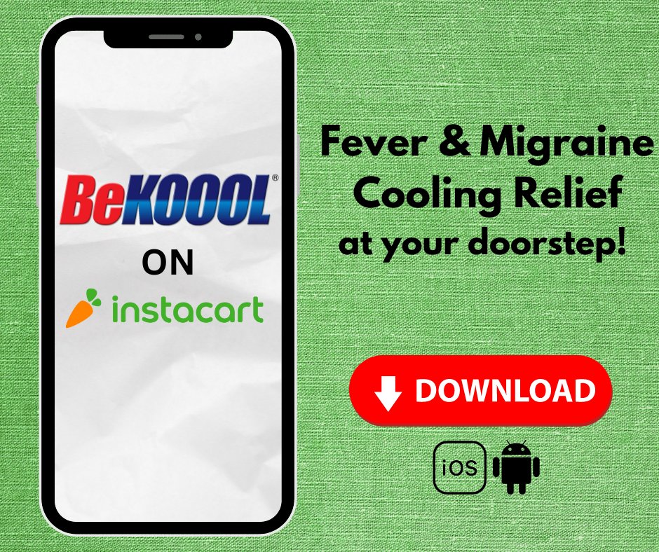 BeKoool's tweet photo. Getsame day deliveries and same day cooling relief with Instacart and BeKoool! Shop the BeKoool store at https://t.co/Bz4aKlapbr.

#bekoool #cooling #relief #instacart #fever #migraine https://t.co/c6PffWBTsr
