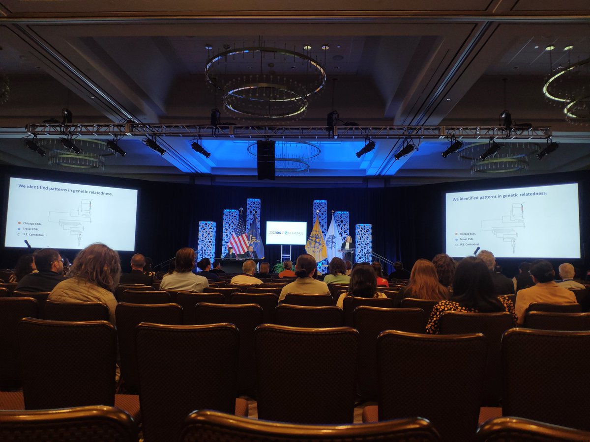 CamilleJcqln's tweet photo. #EISconference with #CDC fellows showing their best work including on extensively drug resistant Shigella sonnei! https://t.co/A3XLnWuy8T