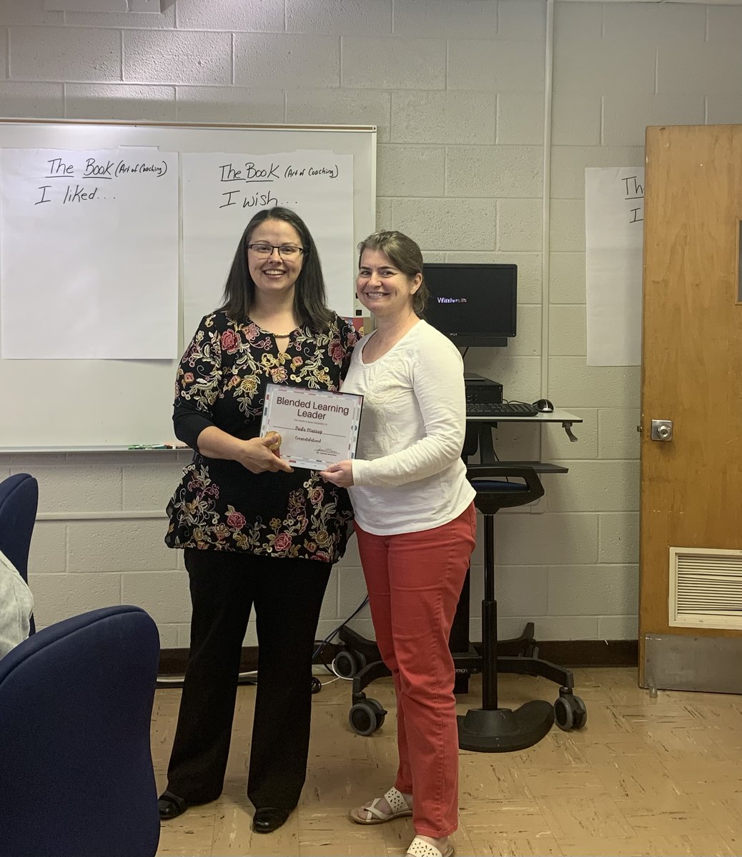 We are so proud of our teachers who completed the Blended Learning Leadership Network.  We can't wait to watch how they grow as leaders in their building, supporting colleagues around BL.  Thank you <a href="/scibri/">Brian 🦙(he/his) ➡️ 🔥#NCED Connect# & #NCTIES#🔥</a> for joining our celebration. <a href="/GCSchoolsNC/">Guilford Co. Schools</a>  <a href="/Super_GCS/">Dr. Whitney Oakley</a>