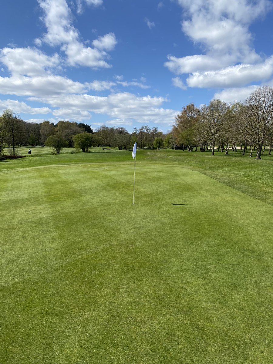 Course starting to wake up finally 🌞