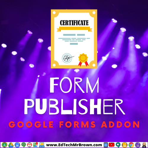 EdTechMrBrown's tweet image. edtechmrbrown.com/form-publisher/ #Formpublisher I am a big fan!  Check it out!
