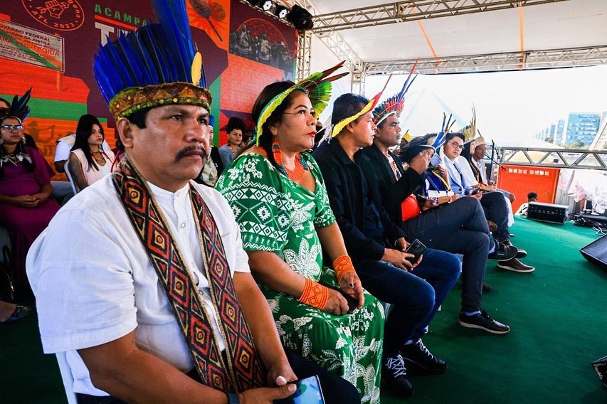 NOSSA LUTA NÃO É DE HOJE. POR NÓS, PELOS NOSSOS ANCESTRAIS E PELAS FUTURAS GERAÇÕES