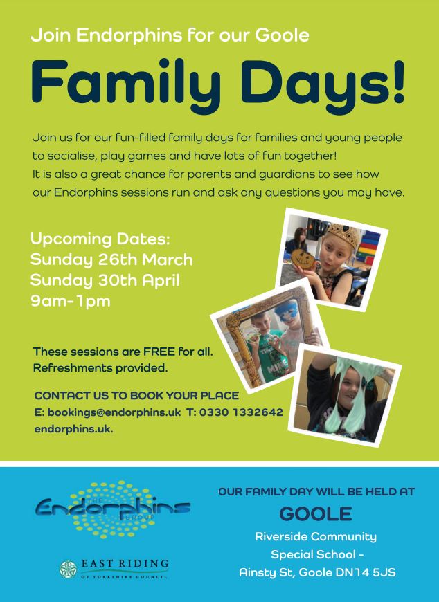 EndorphinsEast's tweet photo. 📣Spaces are now limited for our popular Family Day sessions this weekend.  

Last Chance to book or enquire via contact below for May and June dates here:  https://t.co/fNkfGvK37F https://t.co/exqzk55LeH