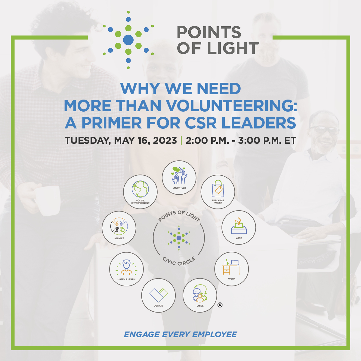 Points of Light on Twitter "Join us on May 16 at 2 p.m. ET for a