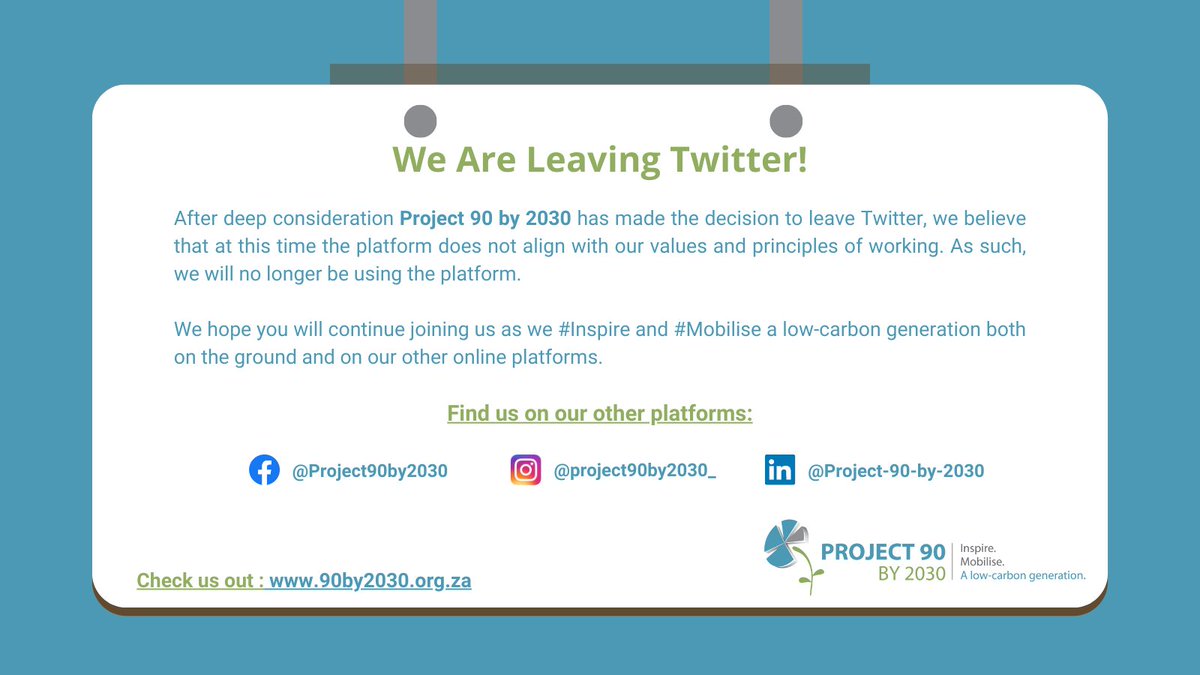 Project 90 by 2030 tweet media