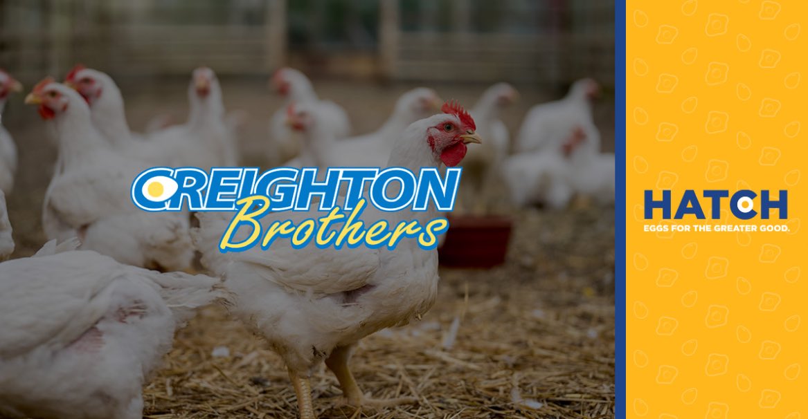Without egg producer partners, HATCH couldn’t do what we do. This is just a little thank you to a long-time partner, Creighton Brothers LLC, who have been helping us lead the charge toward protein security. We’re looking forward to what we can continue to do, together.