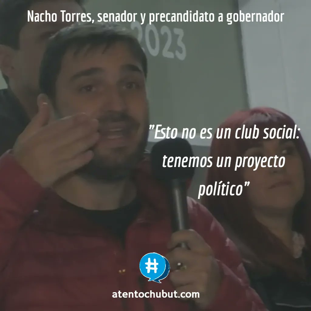 AtentoChubut's tweet photo. Lo dijo Nacho Torres (@NachoTorresCH), senador y precandidato a gobernador de JxC, en la inauguración del local de campaña. "Más allá de los dogmas de cada partido, tenemos que levantar la bandera de Esquel y la provincia. No podemos darnos el lujo de dividirnos por pavadas". https://t.co/yfd9RvMTyX