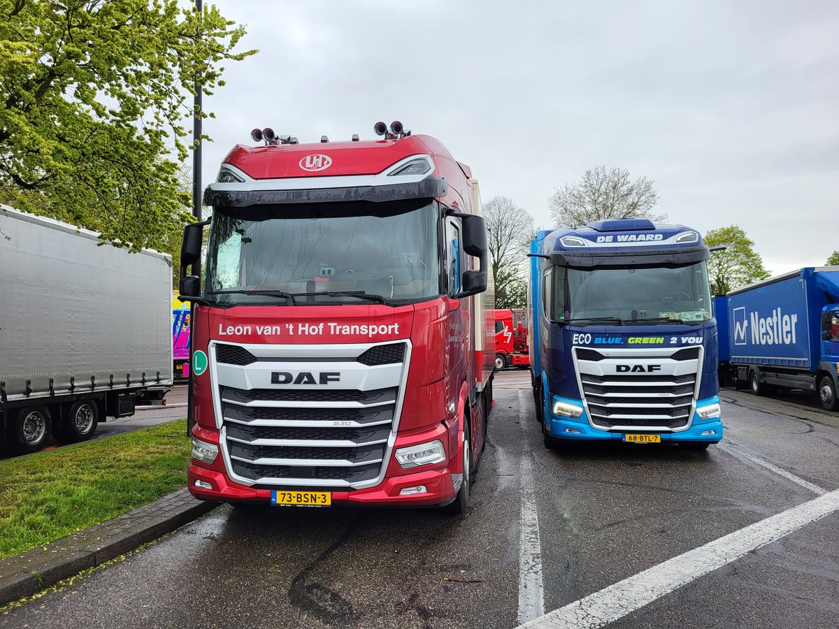 Vanmorgen even een bijpraat moment met Patrick op de A5 bij Breisach