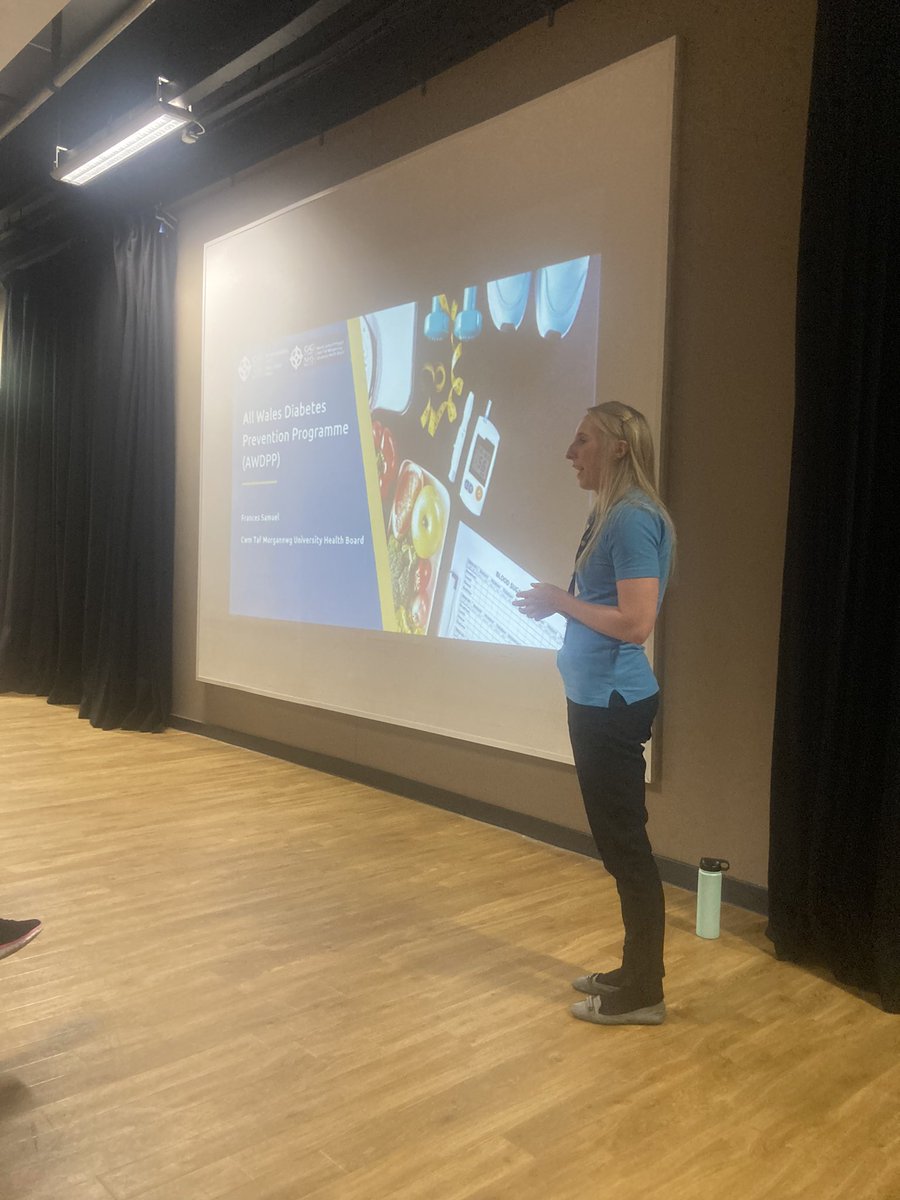 ShelleyPowellRD's tweet photo. Great awareness raising session provided by @FrancesSamuel6 discussing the All Wales Diabetes Prevention Programme at todays @CTMUHBDietetics Showcase event #lifestylechanges #diabetesrisk #knowyourrisk @NHSW_Diabetes https://t.co/vhQkYxmDVR