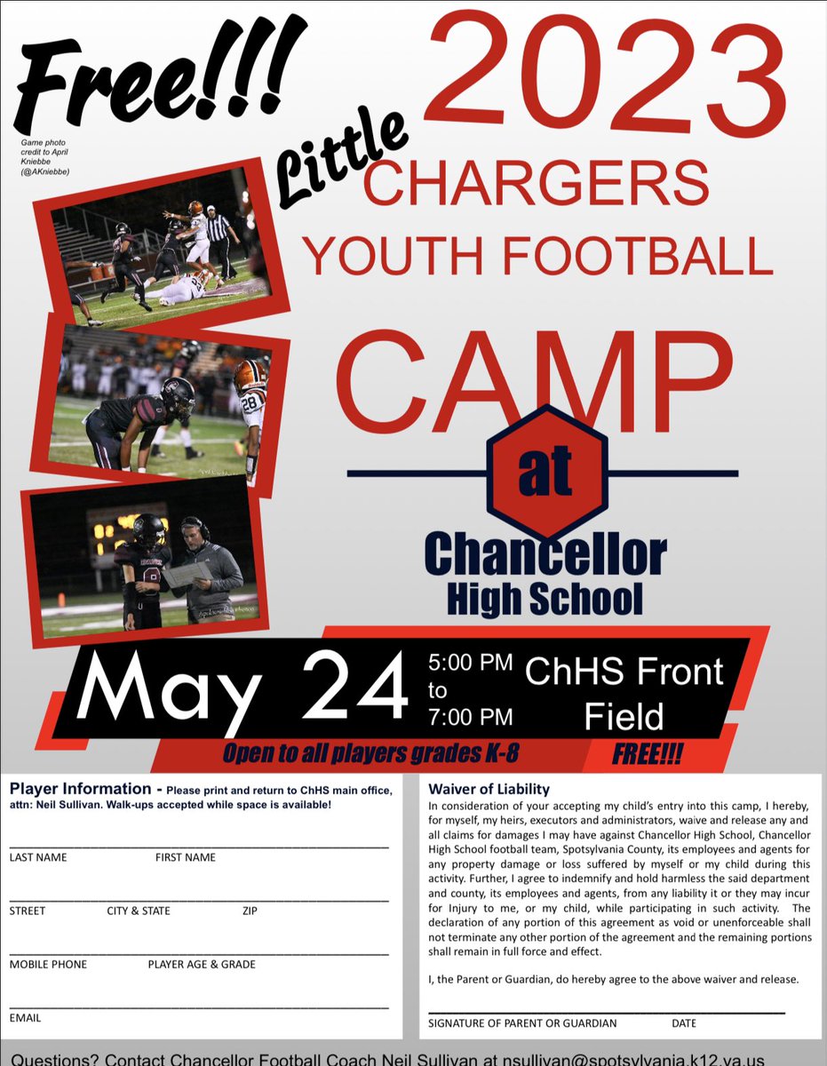 Attention parents of rising K-8 students!

We will be hosting a youth camp on the evening of May 24, and the best part is it is completely FREE!

See the flyer below for additional details - we hope to see you there!