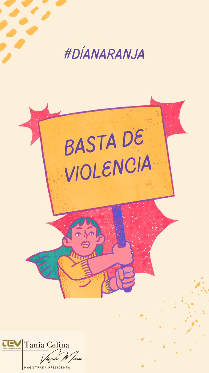 #Únete a la lucha contra la violencia que sufren mujeres y niñas alrededor del mundo. Eliminar este tipo de violencia nos ayudará a consolidar el camino hacia la igualdad sustantiva.

#DíaNaranja