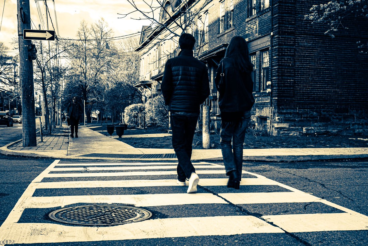 King Street West Sidewalk' #downtowntoronto #torontolife #twotone #blackandwhitephotography #nikon #urbanscape #streetphotography #evening #35mmphotography #35mmfilm #35mm #toronto #torontolife #art #primelens #manualfocus #Toronto  #MondayEvening #Cityscape