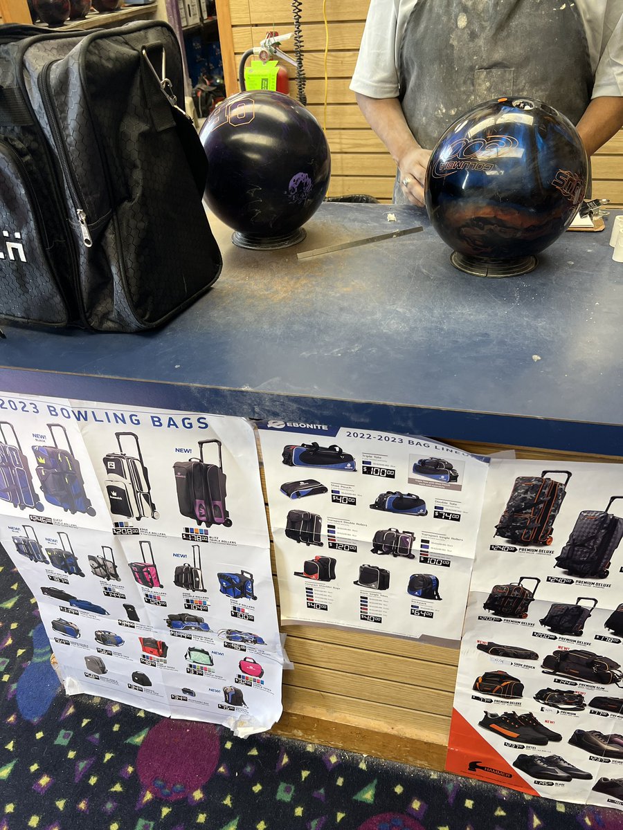 Crunch time but found a pro shop that opens early and I’m getting a new ball for tonight!!!  Bring it <a href="/garyvee/">Gary Vaynerchuk</a>!