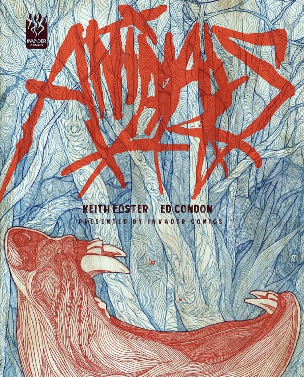 Animals is live at kck.st/442kn54

My original art for the variant cover is an incentive! Go support great storytelling! #art #horror #horrorcomicbooks #literacy #crowdfunding #artcollector @InvaderComics @blakesbuzz