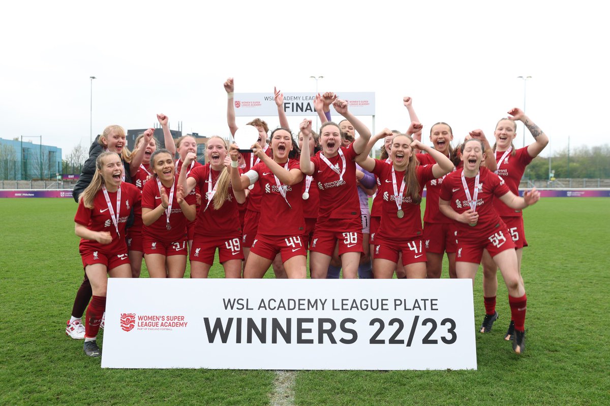 #LFCU21s lifted the FA Women's Super League Academy League Plate title on Sunday afternoon at Loughborough University Stadium 🙌