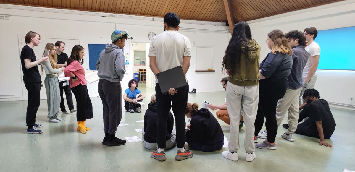 allinactors's tweet photo. Working on something very exciting with our Act 3 students.
We will be announcing our end of years show tomorrow!
#acting
#theatre
#training
#allinactors
#drama
#students
#play
#actortraining
#performance https://t.co/AI9gIzLM10