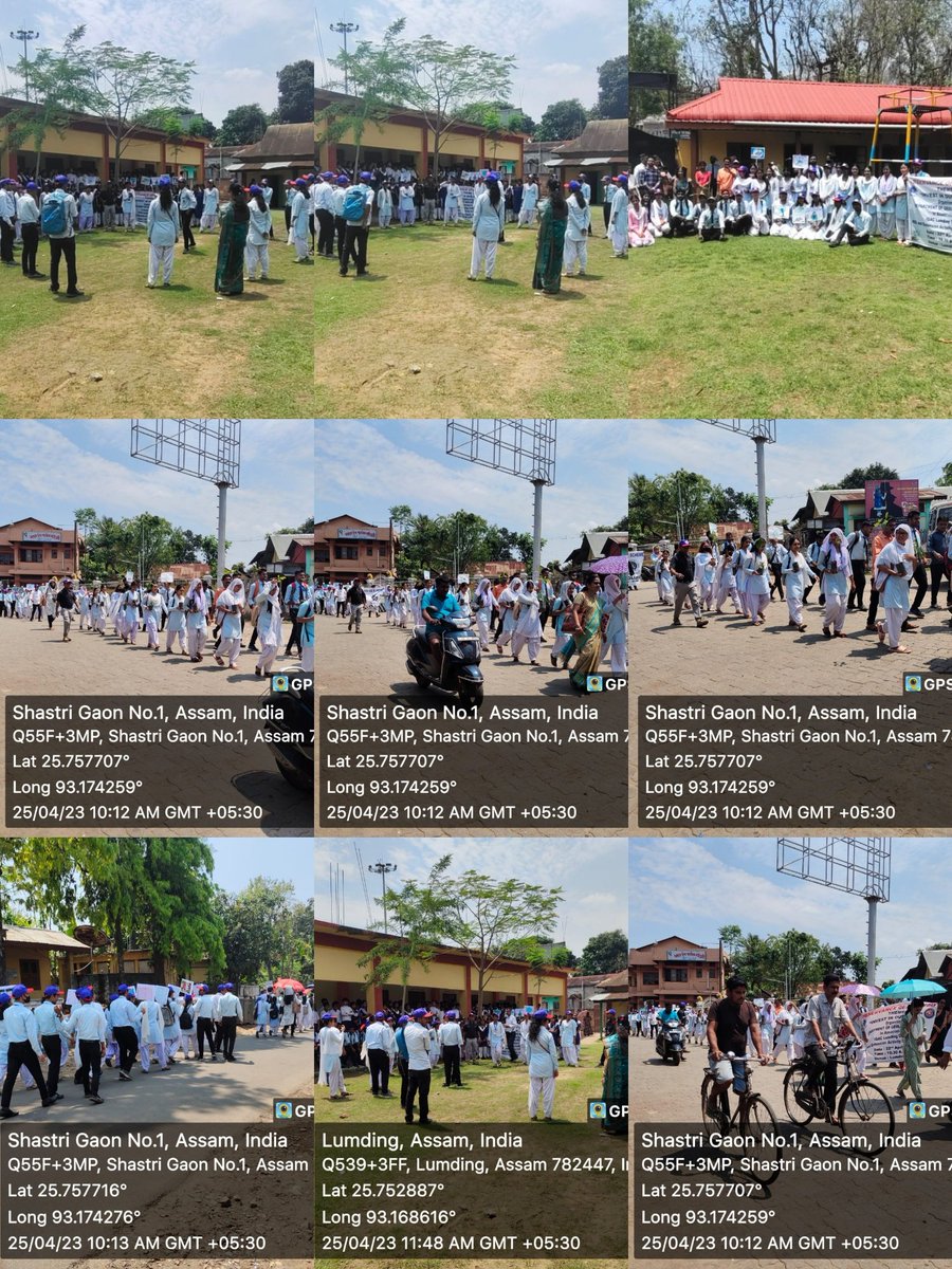 mangal_seal6684's tweet photo. Today @LumdingNss Awareness program Observance Of Earth Day 🌍  Save Earth Save Family Save Future Today we did a street play from Lumding College NSS on plastic.@_NSSIndia @DIPAKKU93471047 @NisithPramanik @nss_rdguwahati @pankajsinghips @YASMinistry
@DrRanjanKrKaka1 
@_NSSIndia https://t.co/txrtvXLzSA