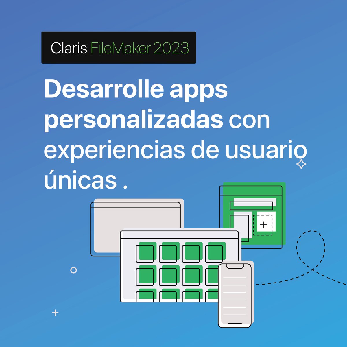 es_claris's tweet photo. Ya disponible el nuevo Claris FileMaker Pro 2023, mayor rendimiento, más capacidad, y más conectado que nunca! 🙌🏻 Pruébalo ahora gratis aquí 👉🏻 https://t.co/cNSjiheCtK #FileMaker #claris #filemaker2023 #lowcode #developer #apps4business https://t.co/VLXaLDdC9N
