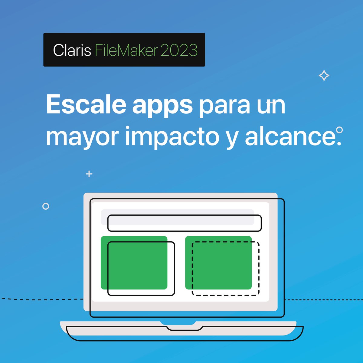 es_claris's tweet photo. Ya disponible el nuevo Claris FileMaker Pro 2023, mayor rendimiento, más capacidad, y más conectado que nunca! 🙌🏻 Pruébalo ahora gratis aquí 👉🏻 https://t.co/cNSjiheCtK #FileMaker #claris #filemaker2023 #lowcode #developer #apps4business https://t.co/VLXaLDdC9N