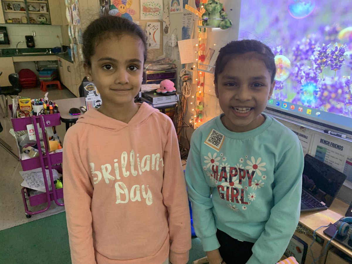 Best friends and positive talk t-shirts? Recipe for a great day! <a href="/Creeksidetweet/">Creekside ECS</a> #NeedToSucceedCECS #WEareLakota
