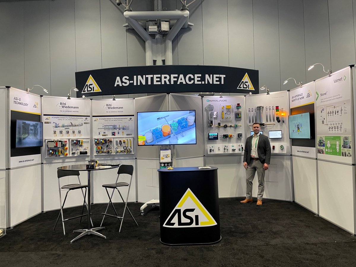 ASInterface's tweet image. The Interphex in NYC  starts today! Visit us at our booth 3263. We are excited to discuss with  you in person! Learn why automation with #ASInterface is simple,  cost-effective, versatile and can be used for most automation needs.

#ASi5 #automation #interphex2023
