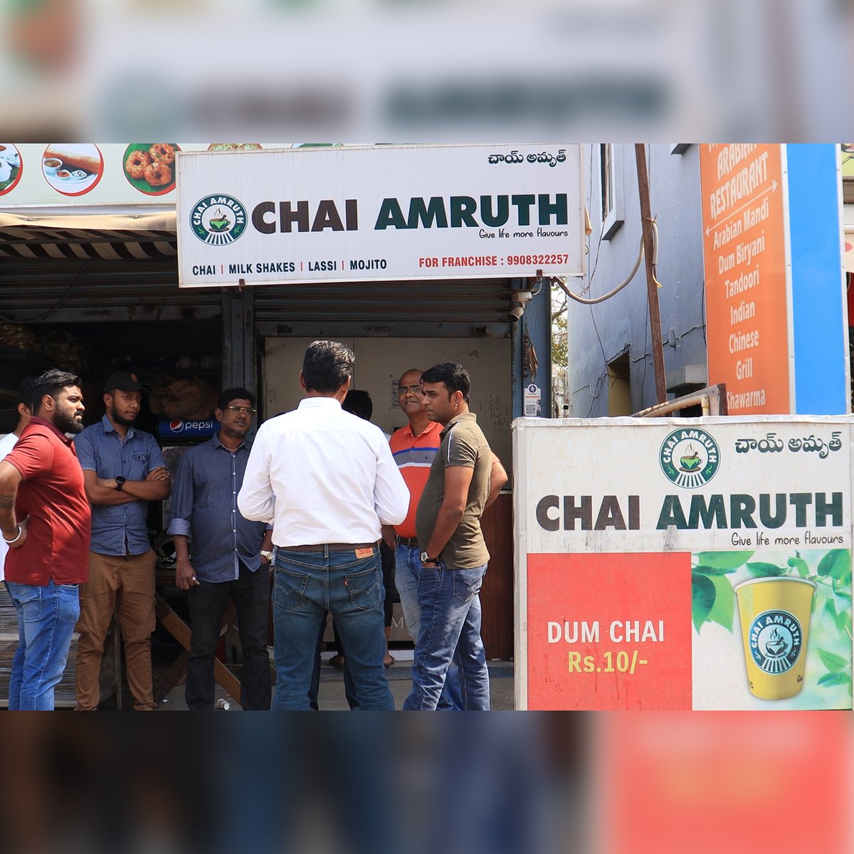 chaiamruth's tweet image. Take a sip of comfort and warmth at CHAI AMRUTH, Nallagandla outlet.
For more details:
Visit ChaiAmruth today!
Contact For Franchise:6281264175,9014959214
Visit Us:chaiamruth.com
#looseleaftea #teaaddicts #teacommunity #ChaiAmruth #HyderabadChai #franchise #jointosuceeed