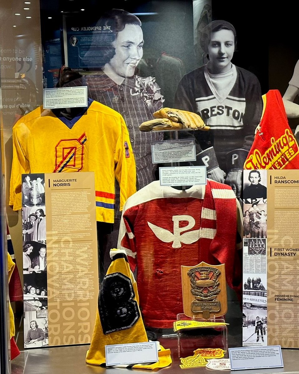 queensgaels's tweet photo. If you're at the @HockeyHallFame, look out for tricolour! Janean Sergeant's (née Gerow) @GaelsWHockey jersey is displayed as part of the new exhibit, Women's Hockey - Celebrating Excellence.

🗞️: https://t.co/R7SjlN99TO

📸: HHOF/@KellyHockeyHall 

#ChaGheill | #GoGaelsGo https://t.co/0rFM5T2NdU