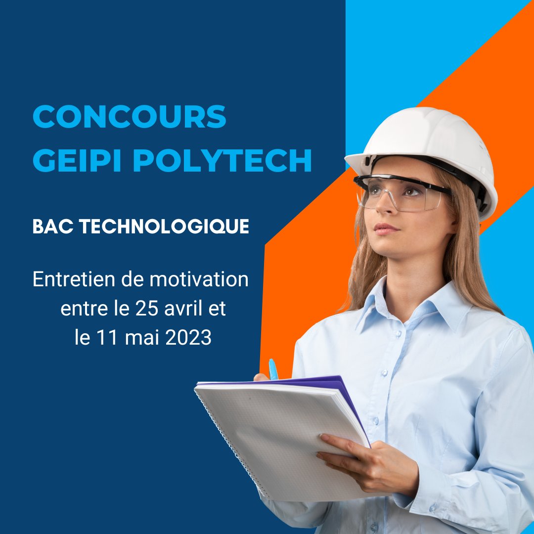 reseaupolytech's tweet image. 😍 Concours @geipipolytech - Bac technologique 

Nous souhaitons bon courage à tous les candidats et candidates qui passent l&apos;entretien de motivation du concours Geipi Polytech 🤞

#Parcoursup #geipipolytech #polytech #concours #ingenieur