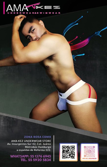 Rompen estereotipos con sus atrevidos dise?os ? @AmaUnderwear Av. Insurgentes 42. (Justo detrás de Reforma