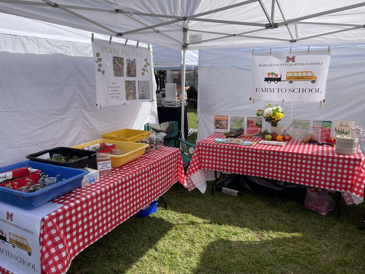 LovePrimarySTEM's tweet photo. Showing off some of our farm to school work to our community at Madison Fest! Gave away seedlings.Made connections with local farmers,community garden folks,&amp;parents/students! #GAf2sinnovation #GeorgiaShape #FuelingGA @FarmtoSchool @GaDOEScience @GeorgiaGrown @GeorgiaOrganics https://t.co/cEnMB1YKft