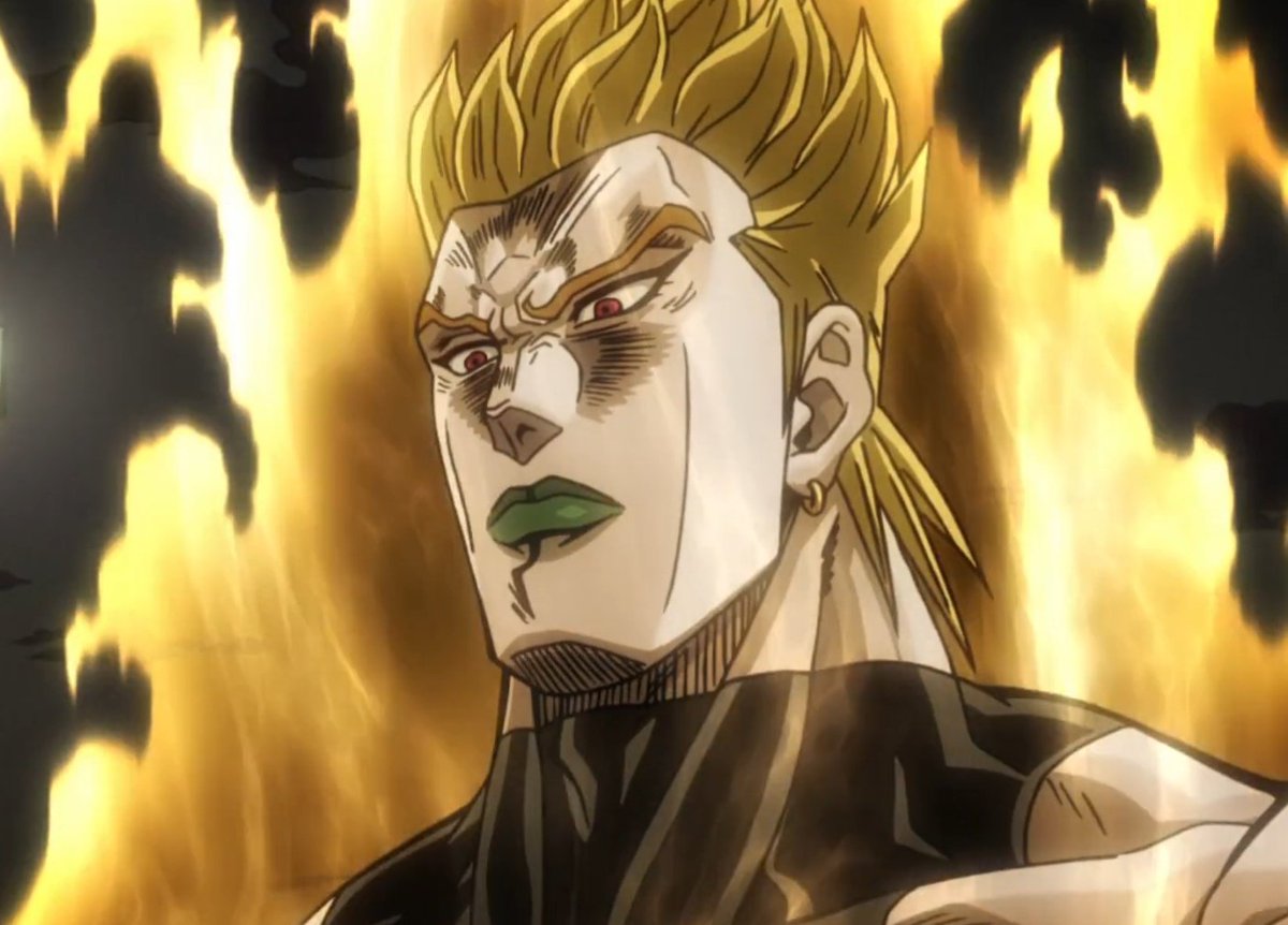 oaktree_angel's tweet photo. this mf had the biggest glow down in jjba 💀 https://t.co/QaK2k9Cq40