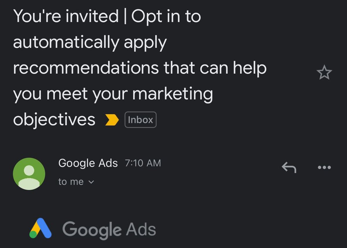 jordonmeyer's tweet photo. Worst invite ever. Google Ads is hitting terminal velocity on its way down. Absolute joke over there right now. #googleads #ppcchat https://t.co/bsBXs5zlCz