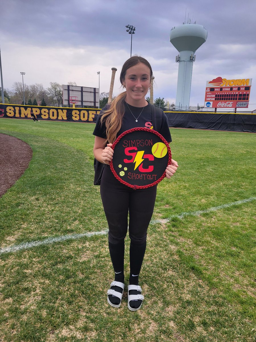 SCStormSoftball's tweet photo. Day #41 Shoutout Award Winner goes to @KaylaJack9! ⚡️
She was recognized for her amazing ability to play different positions, her work ethic, and the way she always puts the team first!💥
#RollStorm #BigThingsHappening https://t.co/J3bgpmgicL