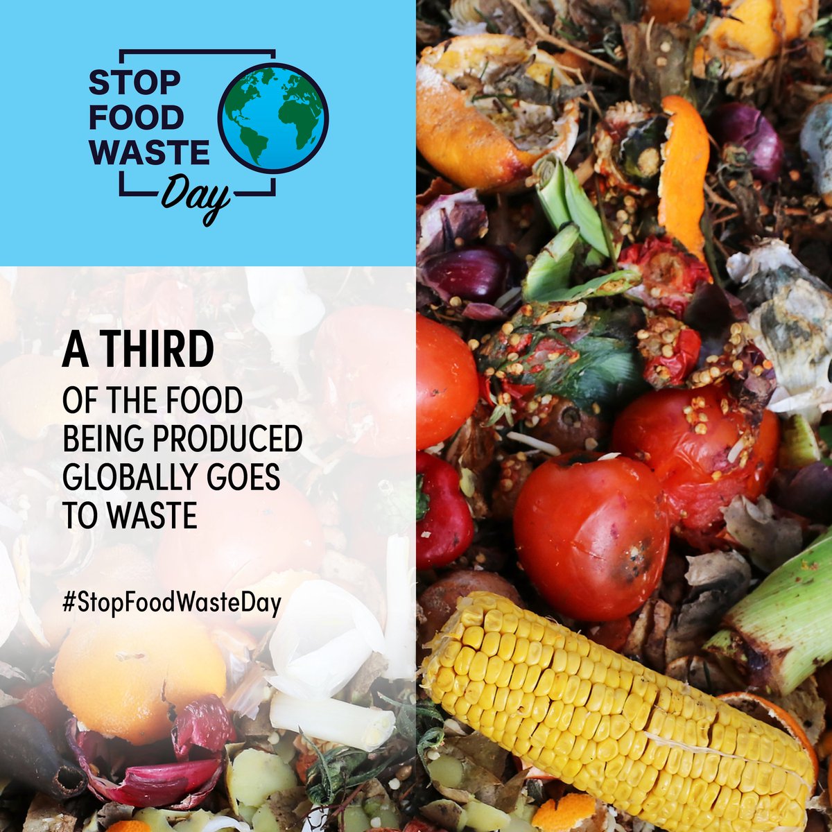 We do our best to use every last ingredient we can when preparing our pizzas. 🍕 For the times that we can't, we recycle our food waste with @ChangeworksUK who turn it into fertiliser, or biogas to fuel vehicles. Food that does good? We're all about that. 👏 #StopFoodWasteDay