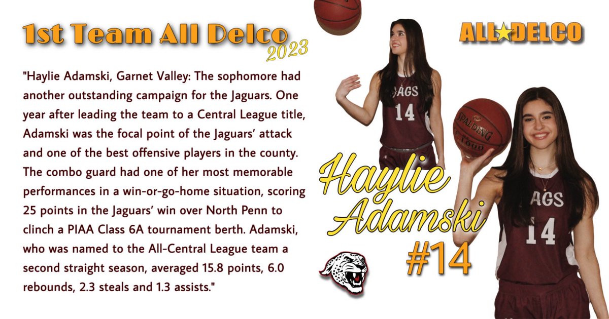 Always thankful for recognition like this! Honored to be a part of the All Delco 1st Team … looking forward to this summer and next years season. The work continues!! 💪🏀💯
#1stteam #year2 #RiseUp