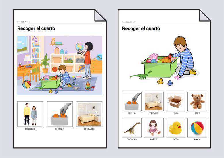 soyvisualorg's tweet photo. Libro de comunicación #Soyvisual para trabajar las tareas domésticas y el vocabulario en torno a ellas 🟠 ⬇️ https://t.co/Imf1EJG5ND https://t.co/lZ40ayJBmf