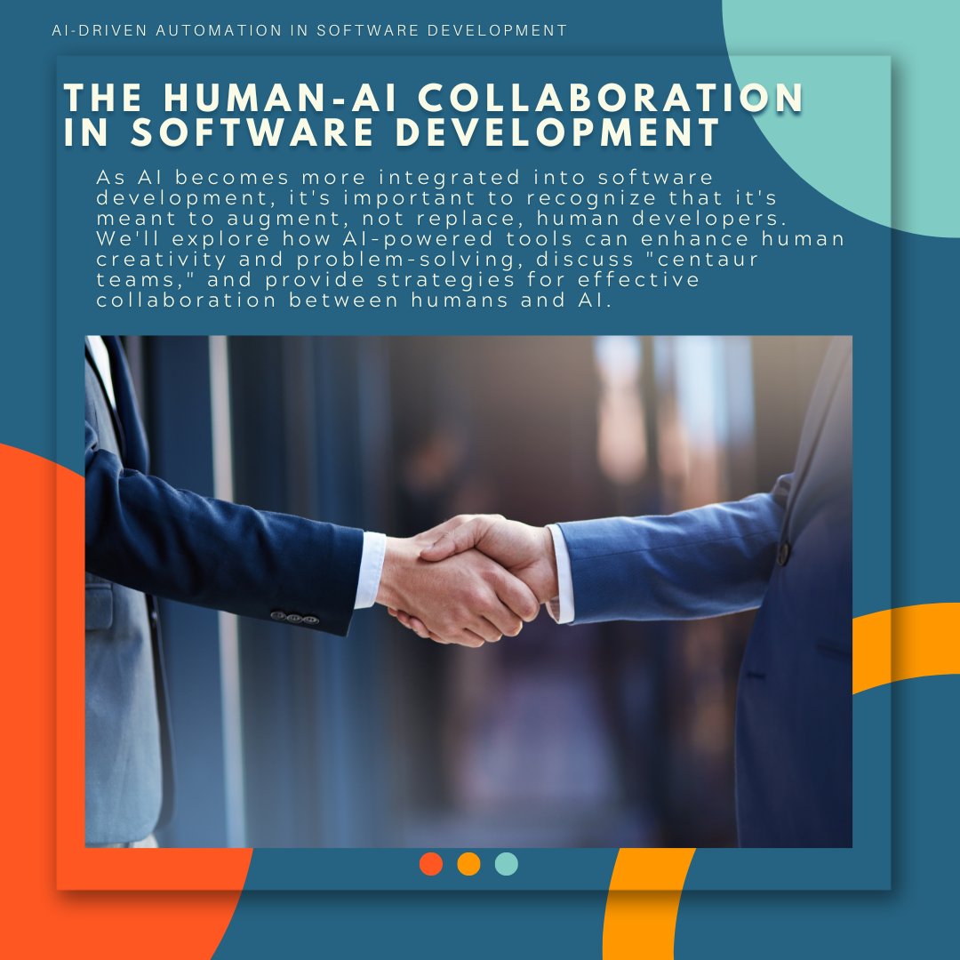 AI_accelerator_'s tweet image. AI is transforming software development with automation, new job roles, and human-AI collaboration.
Developers must adapt by learning AI-related skills. Click this link to find out:
bit.ly/41oxsDQ
#AIinSoftwareDevelopment #AI #SoftwareDevelopment