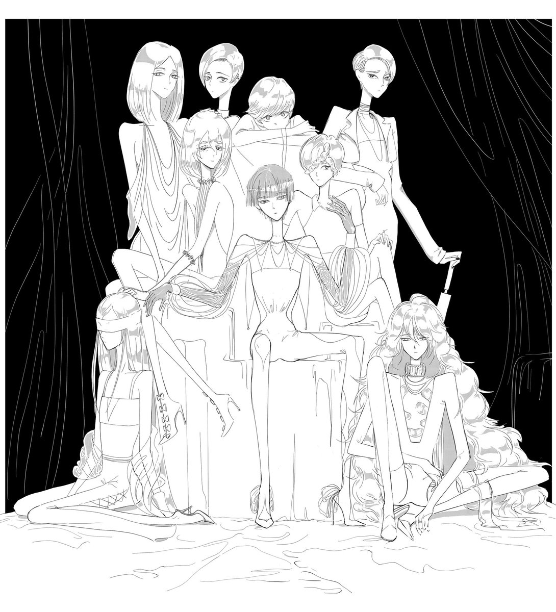 ShiuBebado's tweet photo. 月亮上的朋友
#宝石の国 #art #painting #宝石之国 #法斯 #磷叶石 #Phosphophyllite https://t.co/aC26GQlynl