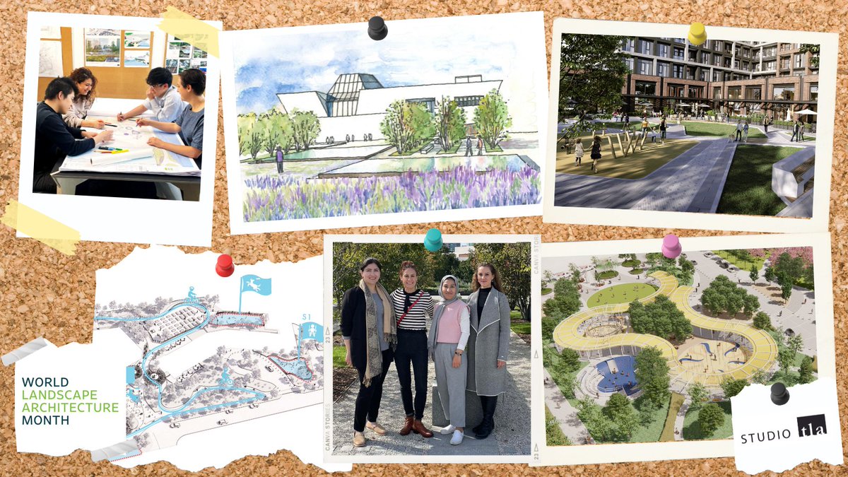 We’re celebrating World Landscape Architecture Month by recognizing the spirit of #creativity and #collaboration that is so vital to the designs that connect and inspire us. It encourages creative problem solving & drives innovation #WLAM2023 #WLAM #thisislandscapearchitecture