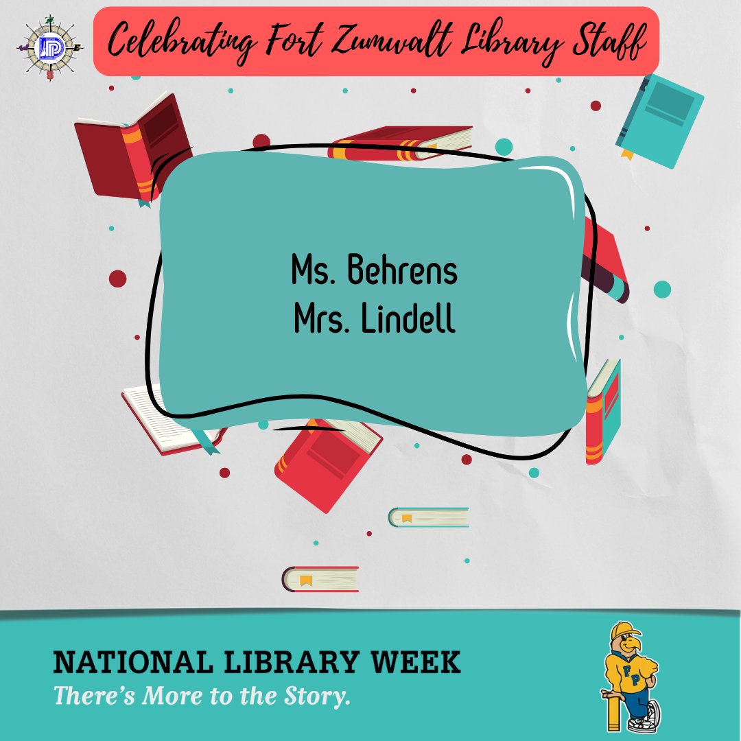 Happy #NationalLibraryWeek and #NationalLibraryWorkersDay to the staff at Forest Park Elementary!  Ms. Behrens and Mrs. Lindell, you are appreciated for the positive difference you make each day! <a href="/ZumForestPark/">FZSD ForestPark</a>