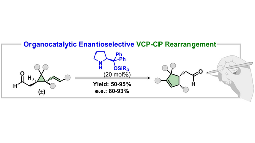 Organocatalytic Enantioselective Vinylcyclopropane-Cyclopentene (VCP-CP) Rearrangement (Jose L. Vicario and co-workers) <a href="/JoseLVicario1/">JoseLVicario</a> @ehuscientia <a href="/pmerino_UZ/">Pedro Merino</a> <a href="/unizar/">Universidad Zaragoza</a> #openaccess onlinelibrary.wiley.com/doi/10.1002/an…