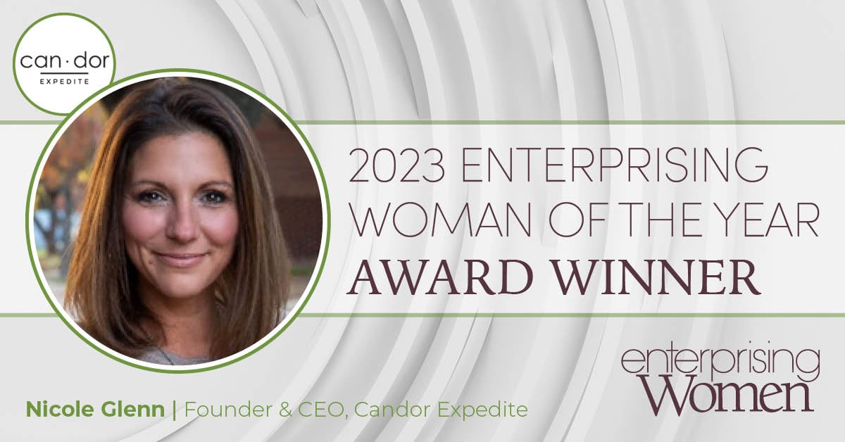 candorexpedite's tweet photo. Congratulations to our award-winning founder and CEO, Nicole Glenn, for winning a 2023 Enterprising Women of the Year Award!
Congrats Nicole on this great honor! Learn more at https://t.co/uamb3aT667

#WomenOwned #expedite #WomeninLogistics #ewAwards2023 #EnterprisingWomen https://t.co/UuWTZIxJXU