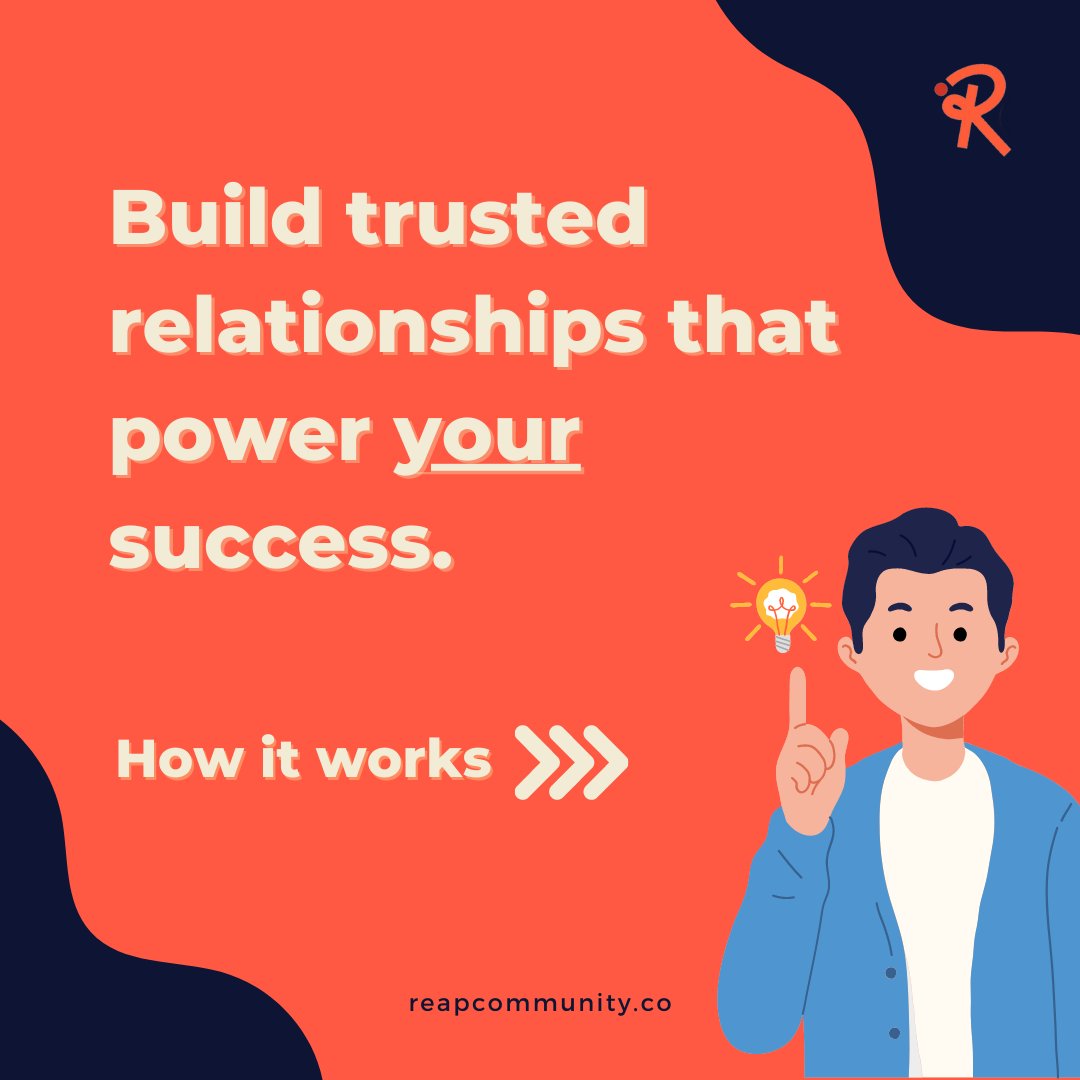 ReapCommunity's tweet photo. In today's business world, trust is everything. Discover how building trustworthy relationships can lead to your success.

Visit: https://t.co/9ssDFUVdQr
#business #entrepreneurship #reapcommunity https://t.co/lNuuJjYx4s
