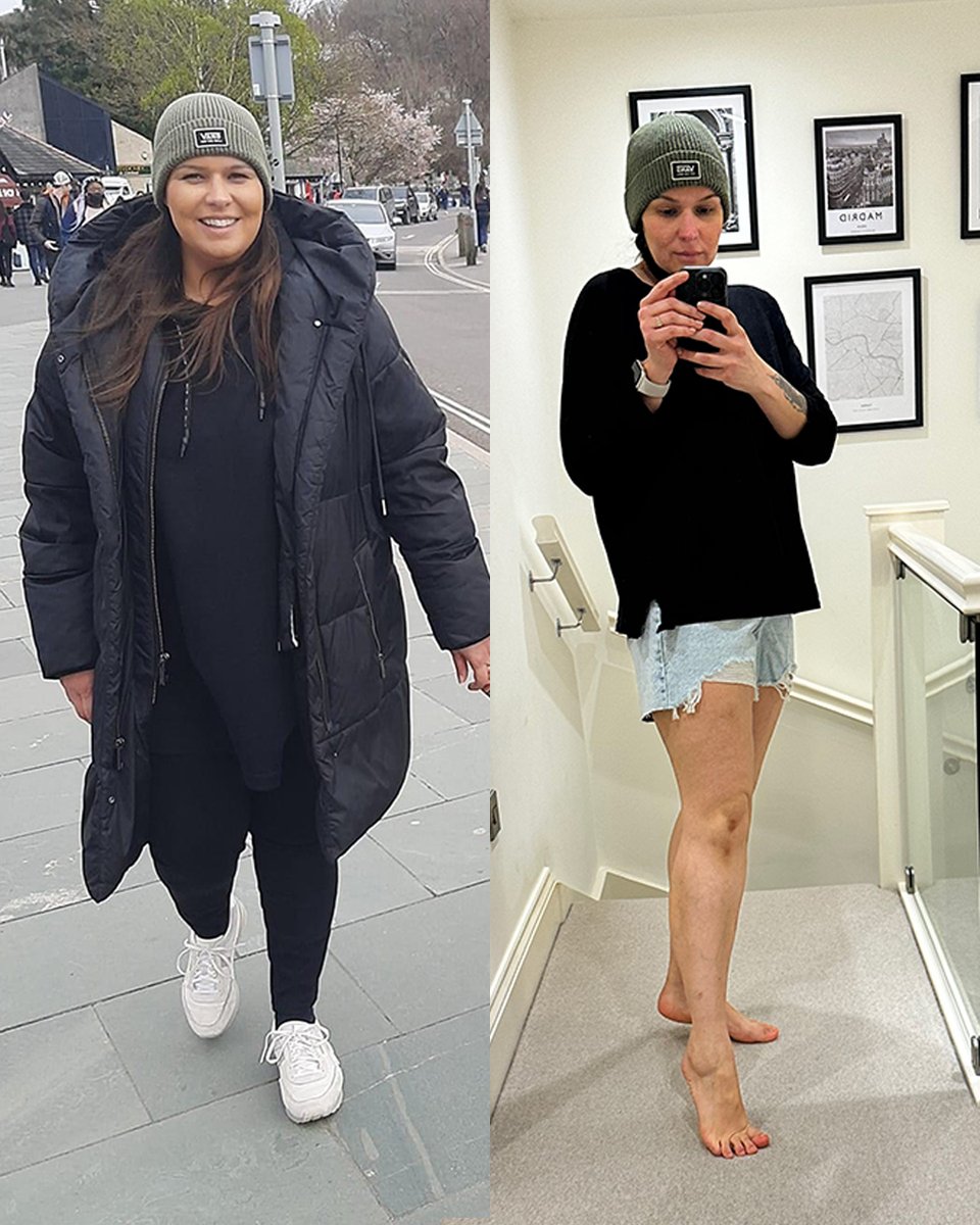 SlimmingWorld's tweet photo. Have you slimmed out of your wardrobe like Johdi (joey_slimming_world on Instagram)👗👖👔👘? Why not donate your too-big items as part of the #SWClothesThrow and help raise vital funds for @CR_UK and the @IrishCancerSoc🤗? https://t.co/AdWkbjd9d5