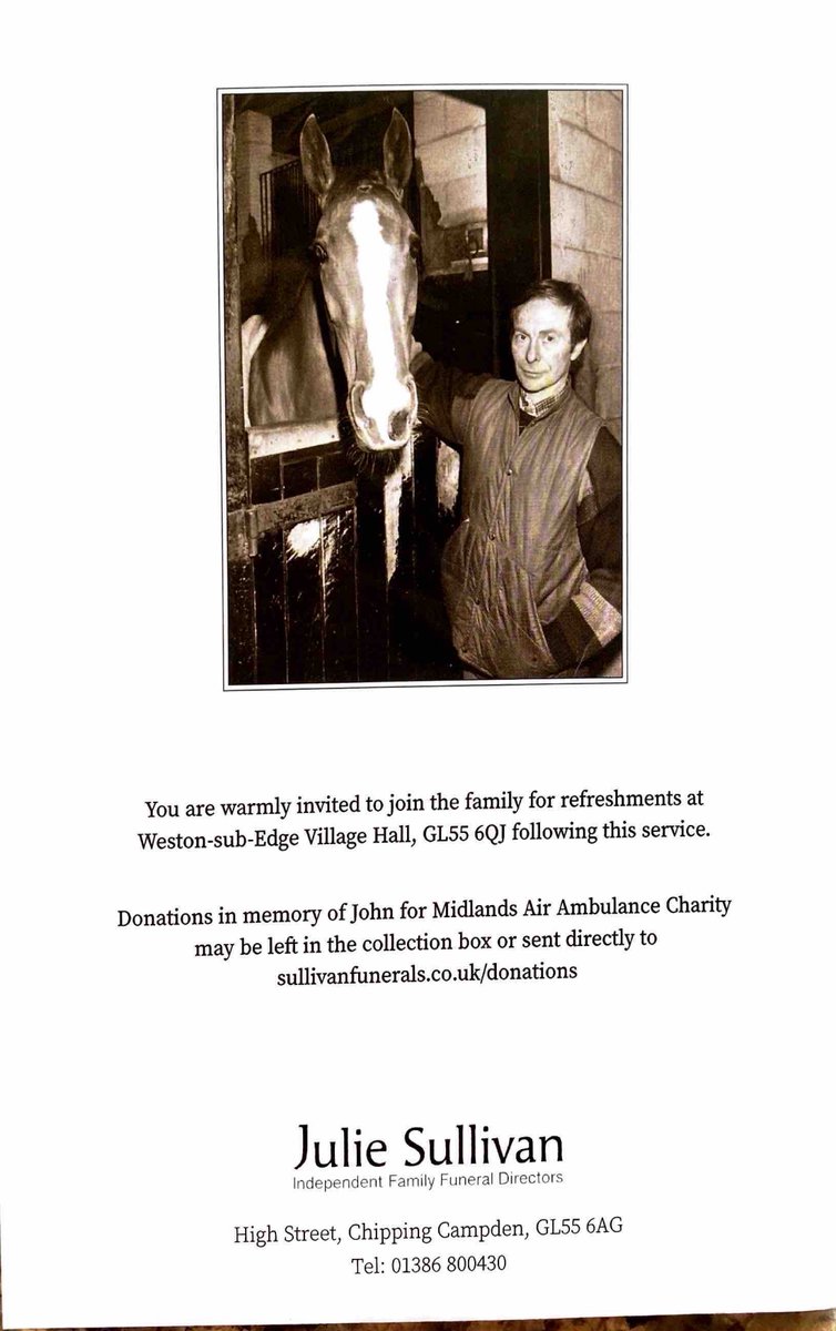 International Thoroughbred (@interthorough) on Twitter photo Lovely send off today for John Spearing with memories of the gallant Run And Skip & 12-time Beverley wnr Rapid Lad
Fine gesture <a href="/Beverley_Races/">Beverley Racecourse</a> to stage the John Spearing And Rapid Lad H'Cap on Thursday Lovely send off today for John Spearing with memories of the gallant Run And Skip & 12-time Beverley wnr Rapid Lad
Fine gesture <a href="/Beverley_Races/">Beverley Racecourse</a> to stage the John Spearing And Rapid Lad H'Cap on Thursday