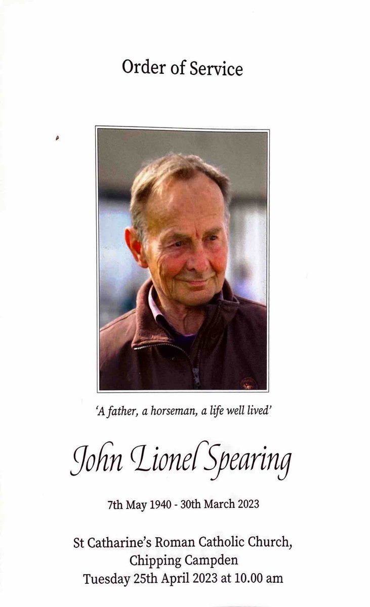 InterThorough's tweet image. Lovely send off today for John Spearing with memories of the gallant Run And Skip &amp;amp; 12-time Beverley wnr Rapid Lad  

Fine gesture @Beverley_Races to stage the John Spearing And Rapid Lad H'Cap on Thursday