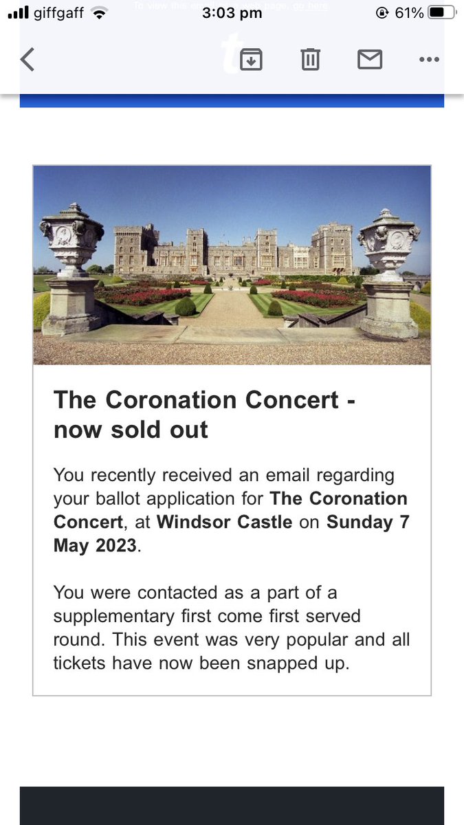 Absolute shambles. Sold out in a few seconds. So much for the ballot
<a href="/TicketmasterCS/">Ticketmaster CS</a>
