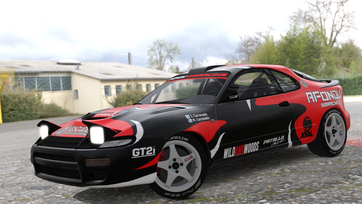 Coche listo para el <a href="/CeMvirtual/">CEMvirtual</a> de 2023! Volvemos a la categoría más bonita (para mí) y pintamos el Celica con los colores de <a href="/afondusimracing/">afondusimracing</a> .
Con ganas de que empiece! Y ganas de disputar la subida a #valdeorras , la de casa.