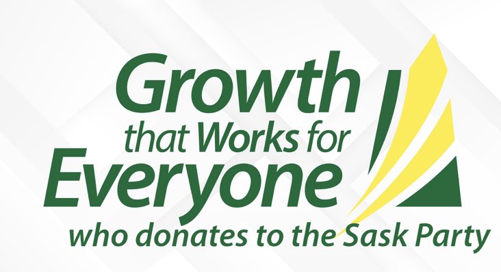 VERY IMPORTANT: The Sask Party has requested that nobody share the image below. Just wanted to make sure everybody knows.